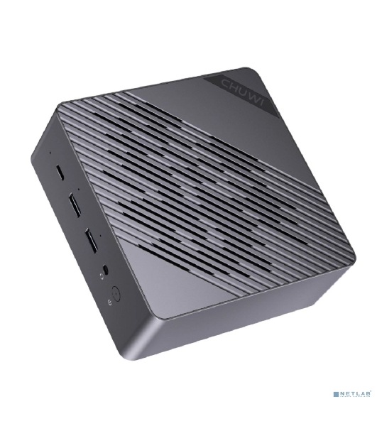 Компьютер Chuwi AuBox AMD Ryzen AI 9 365(2Ghz)/32768Mb/1024PCISSDGb/Int:AMD Radeon 880M/BT/WiFi/war 1y/0.74kg/Gold+Black/Win11Pro + Aluminum+plastic/RAM slot*2/bracket/USB2.0*1/USB3.2*2/USB3.0*1/Type-C*2/HDMI*1/DP*1/RJ45*2/WIFI6/BT5