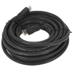 Кабель HDMI CP-HM-HM-7.5M Wize, 7.5 м, v.2.0, K-Lock, soft cable, 19M/19M, позол.разъемы, экран, темно-серый, пакет, фото5