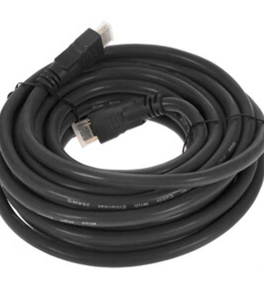 Кабель HDMI CP-HM-HM-7.5M Wize, 7.5 м, v.2.0, K-Lock, soft cable, 19M/19M, позол.разъемы, экран, темно-серый, пакет