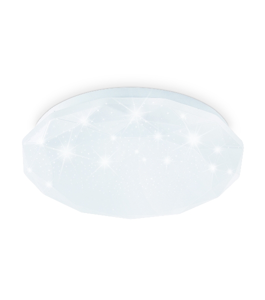 Потолочный светодиодный светильник Ambrella light FZ1016 WH белый 16W 6400K D250*55 (Без ПДУ)