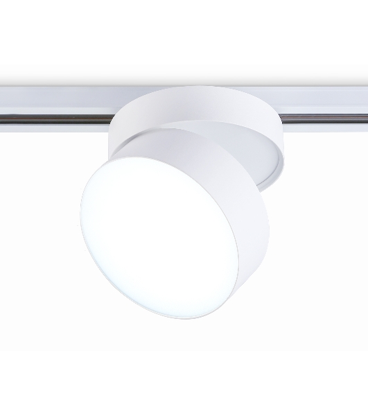 Трековый однофазный светодиодный светильник Ambrella light GL6875 WH белый LED 16W 4200K D115*90