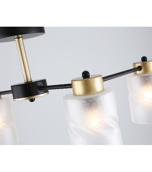 Светильник Ambrella light TR303324/4 BK/GD черный/золото E27/4 max 60W 650*290*270