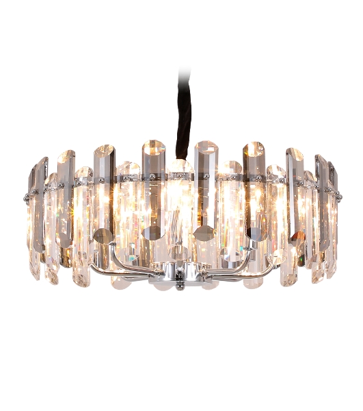 Светильник Ambrella light TR5303/8 CH/SM хром/дымчатый E14/8 max 40W D500*615