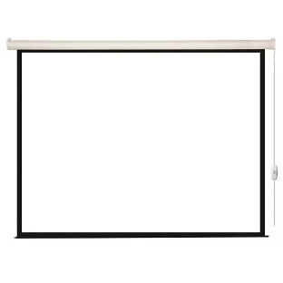 Экран с электроприводом Lumien Eco Control 180x180 см (раб. область 174х174 см) Matte White черная кайма по периметру 1:1