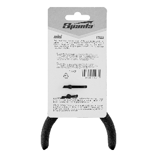 Длинногубцы Sparta Mini, 130 мм, никелированные, изогнутые, авторазжим