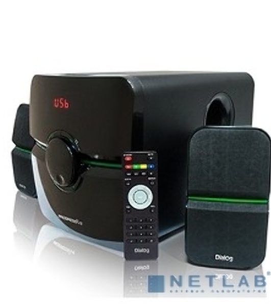 Акустическая система Dialog Progressive AP-203 черный 2.1, 18W+2*10W RMS, USB+SD reade