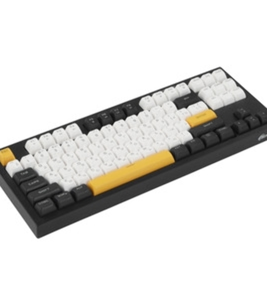 Клавиатура проводная Ritmix RKB-587BL синий-белый-оранжевый