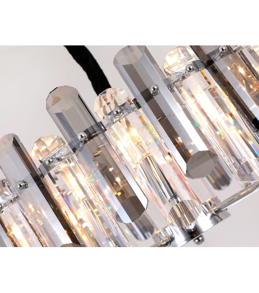 Светильник Ambrella light TR5303/8 CH/SM хром/дымчатый E14/8 max 40W D500*615
