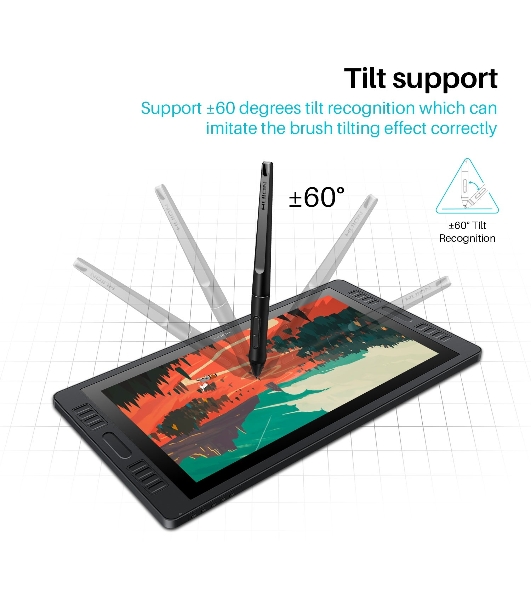 Графический монитор Huion Kamvas Pro 20 (2019), 19.5', 1920x1080, 8192 уровней, HDMI