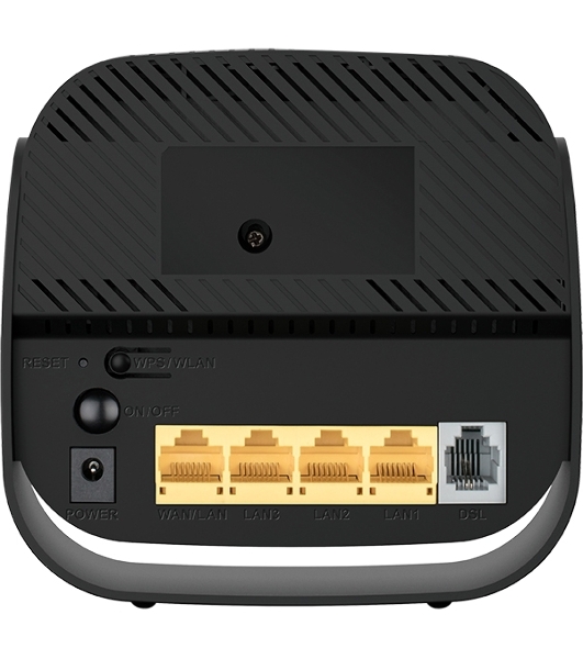 Роутер беспроводной D-Link DSL-2640U/R1A ADSL2+ черный ANNEX А