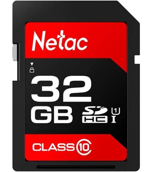 Флеш карта SDHC 32Gb Netac Class 10 UHS-I U1 P600 NT02P600STN-032G-R