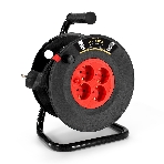 Удлинитель на катушке ExeGate industrial ECS-10-3-25 (4 евророзетки с заземлением, IP20, 25 м, защита от детей, защита от перегрузки, 3х1,0 мм2, 10А/2.3 кВт), фото4