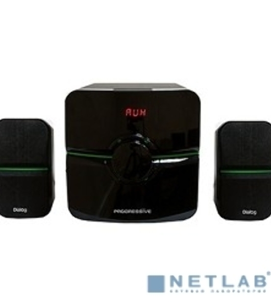 Акустическая система Dialog Progressive AP-203 черный 2.1, 18W+2*10W RMS, USB+SD reade