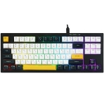 Клавиатура проводная Ritmix RKB-587BL синий-белый-оранжевый, фото12