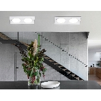 Светильник Ambrella light TN6612/2 WH белый IP44 GX53/2 max 15W 215*110*24, фото3
