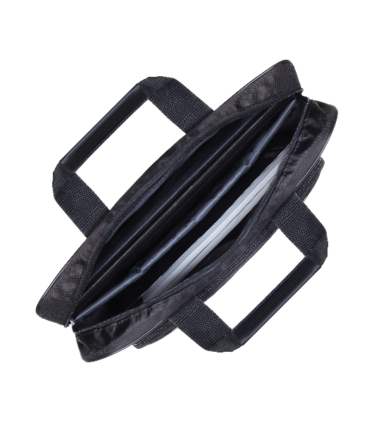 Сумка для ноутбука ExeGate EX264611RUS Office F1596 Black, черная, полиэстер, для ноутбуков до 15.6'