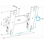 Кронштейн для телевизора Holder LCD-T2611 черный 22'-47' макс.30кг настенный наклон, фото 1