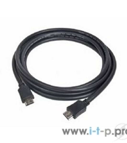 Кабель Cablexpert HDMI CC-HDMI4-15, 19M/19M, v2.0, медь, позол.разъемы, экран, 4.5м, черный, пакет