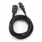 Кабель питания сист.блок-монитор Cablexpert PC-189-10, 3.0м, C13-C14, 6А, черный, с заземлением, фото3