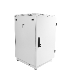 Шкаф телекоммуникационный напольный 18U (600x600) дверь металл (2 места), ШТК-М-18.6.6-3ААА, фото 1