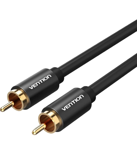 Кабель Vention аудио RCA M/RCA M - 1м черный