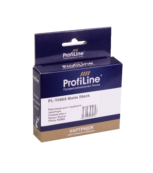 Картридж струйный ProfiLine PL-T0968 для принтеров Epson Stylus Photo R2880 с чернилами Matte Black 11,4 мл