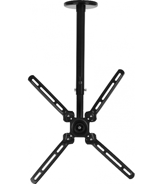 Кронштейн для телевизора Cactus CS-CP07 черный 23'-55' макс.45кг потолочный поворот и наклон