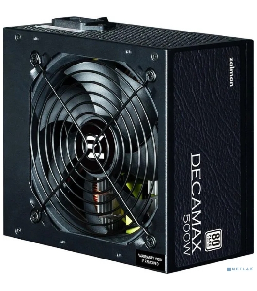 Блок питания Zalman ZM500-LX3, 500Вт, 80 PLUS, 120мм, черный