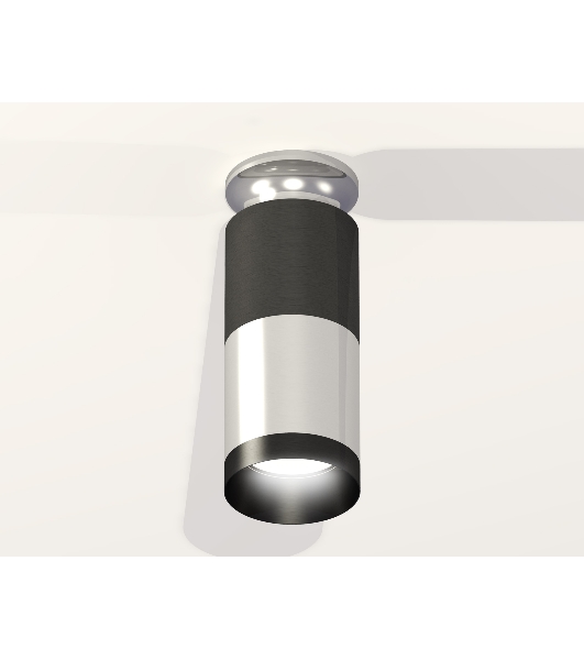 Светильник Ambrella Light XS6305100 PSL/DCH/PBK серебро полированное/черный хром/черный полированный MR16 GU5.3