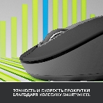 Мышь беспроводная Logitech Signature M650 L черный, 4000 dpi, радиоканал, Bluetooth, USB, кнопки - 5, фото21