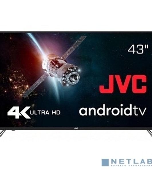 Телевизор JVC 43' LT-43M792 черный DLED UHD 60Hz Smart TV
