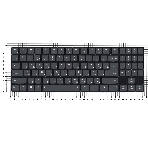 Клавиатура для ноутбука Lenovo Legion Y740-15 черная с подсветкой, фото2