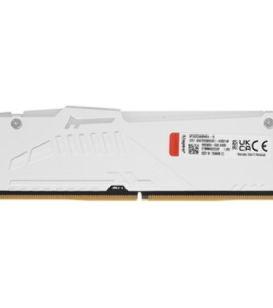 Оперативная память Kingston Fury Beast White, DDR5, 16Gb (1x16 Gb), 6800 MHz, CL34, радиатор, белый