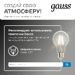 Светильник садово-парковый Gauss Vega на стену вниз 10.5x24x14.2cm, 170-240V/50Hz, 1xE27, Max.60W, IP: 54, 1/24, фото10