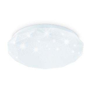 Потолочный светодиодный светильник Ambrella light FZ1017 WH белый 21W 6400K D330*55 (Без ПДУ)