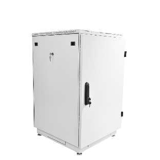 Шкаф телеком. напольный 18U (600x800) дверь металл (ШТК-М-18.6.8-3AAA) (2 коробки)