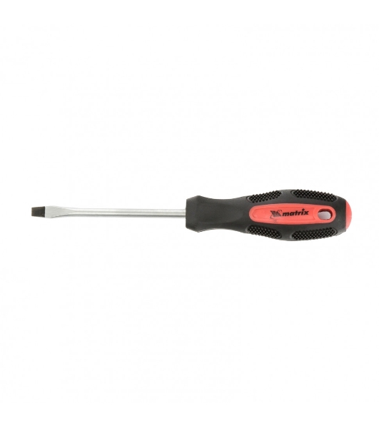 Отвертка Matrix Anti-Slip, SL6,0 х 100 мм, CrV, двухкомп. рукоятка