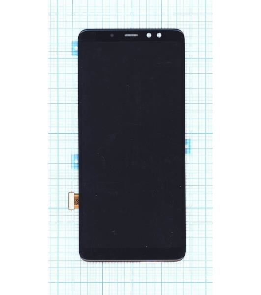 Дисплей для Samsung Galaxy A8 Plus A730F (2018) в сборе с тачскрином (OLED) черный