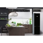 Холодильник Bosch KGN39LB30U черный двухкамерный 290/110л морозилка снизу, No Frost, фото10