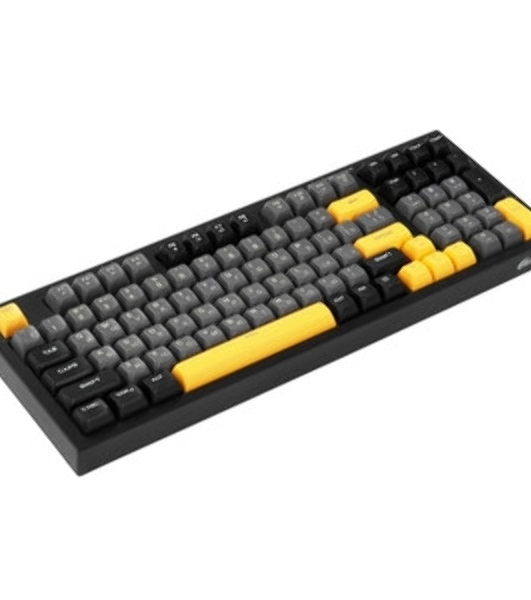Клавиатура проводная Ritmix RKB-598BL Gray серый-голубой