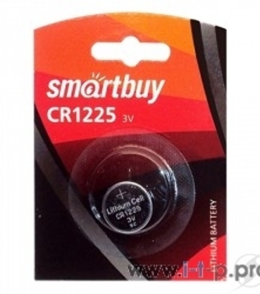 Батарейка Smartbuy CR1225/1B (12/720) (SBBL-1225-1B) (1 шт. в уп-ке)