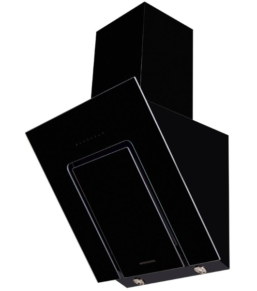 Вытяжка Kuppersberg F 660, ширина 60 см, отвод/рециркуляция, 900 м3/час, сенсорное управление, таймер, 5 скоростей, галогенное освещение 2х20 Вт, металлические жироулавливающие фильтры, угольный фильтр KF-СM (опция), 42-47 дБ, черное стекло SCHOTT