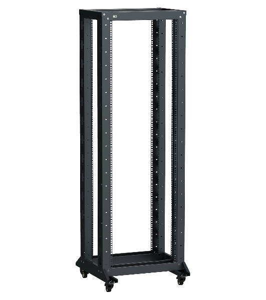 Стойка двухрамная ITK Linea LF05-42U66-2RM 42U 600 мм X 600 мм 700 кг черный