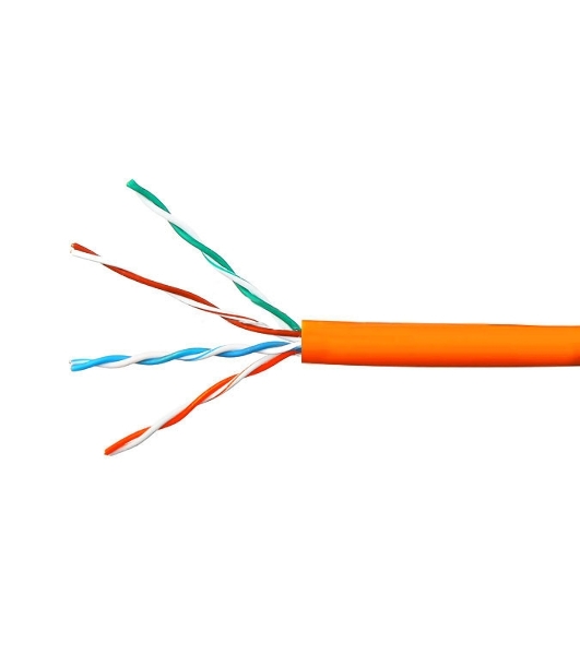 Кабель Cablexpert UPC-5051E-LSZH-4-CU/100 indoor, UTP-LSZH 4x2x0.51, медный, кат.5e, однож., 100м, box, оранжевый
