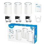 Бесшовный Mesh роутер Cudy M3000(2-PACK) AX3000 10/100/1000/2500BASE-T, белый (упак.:2шт), фото13