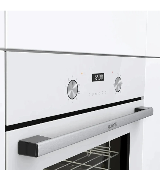 Духовой шкаф электрический встраиваемый Gorenje BO6737E03NWG белый