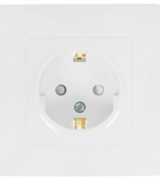 Розетка СП Blanca 16А 250В защ. шторки с заземл. бел. SchE BLNRS001111