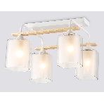 Светильник Ambrella light TR3033246/4 WH/WD белый/дерево E27/4 max 60W 340*340*245, фото7
