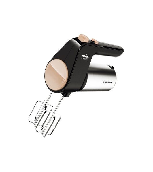 Миксер Centek CT-1123 Beige 800 Вт,, 6 скоростей +турбо, взбивание/замешивание