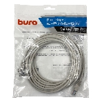 Патч-корд Buro UTP cat.5e 5м серый RJ-45 (m)-RJ-45 (m), фото2